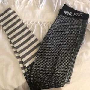 Nike Pro hyperwarm printed leggings size S